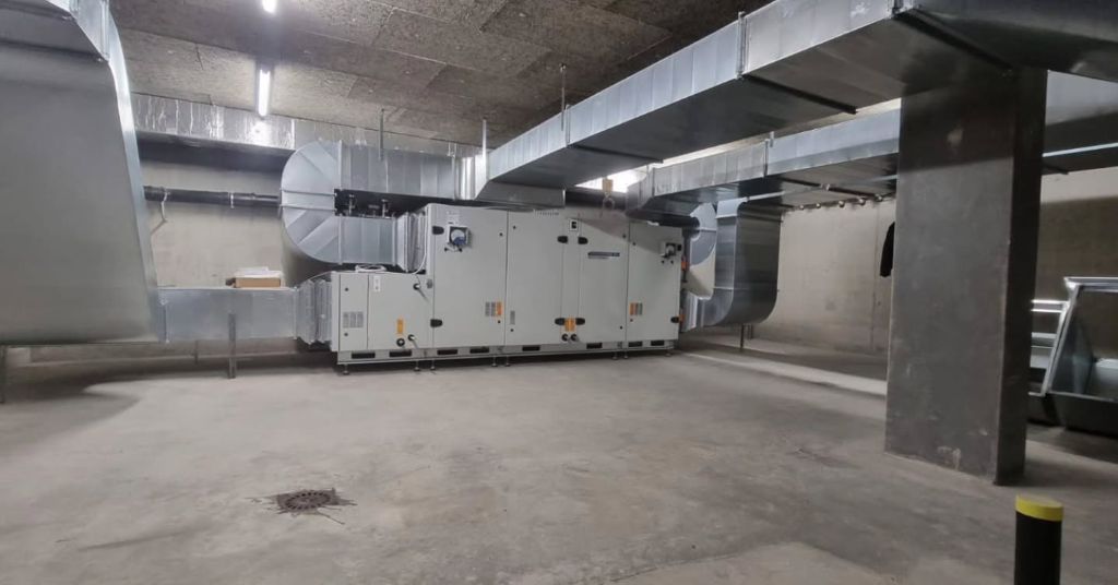 Installation d'un système de ventilation et de climatisation